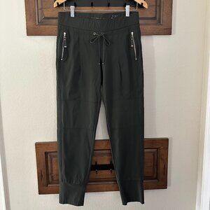 Raffaello Rossi Candy Pant Jogger Travel Pant Size 38 (8) Dark Olive